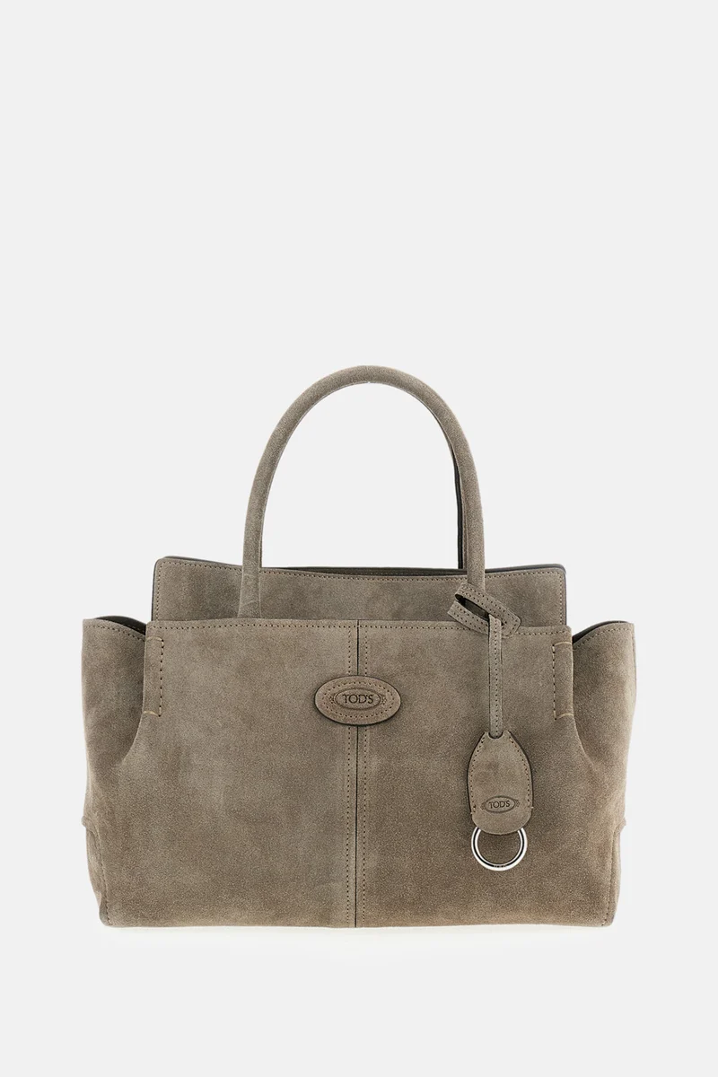 BORSA SHOPPING PICCOLA IN PELLE SCAMOSCIATA