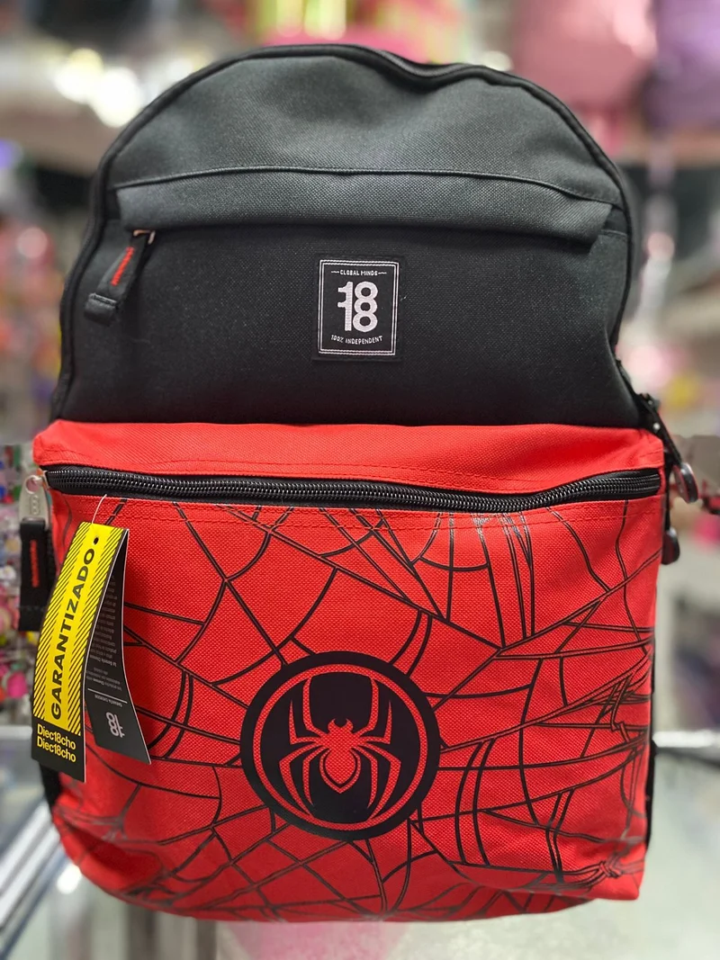 Mochila primaria spiderman telaraña colors Chenson