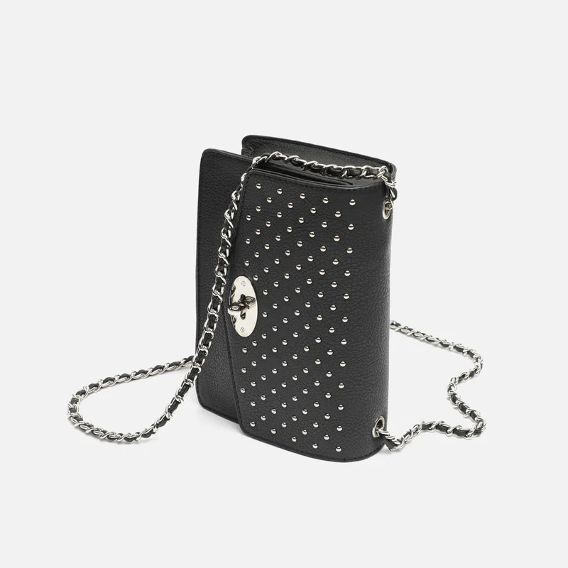 Tachitas bolso bandolera pequeño con detalles metalizados