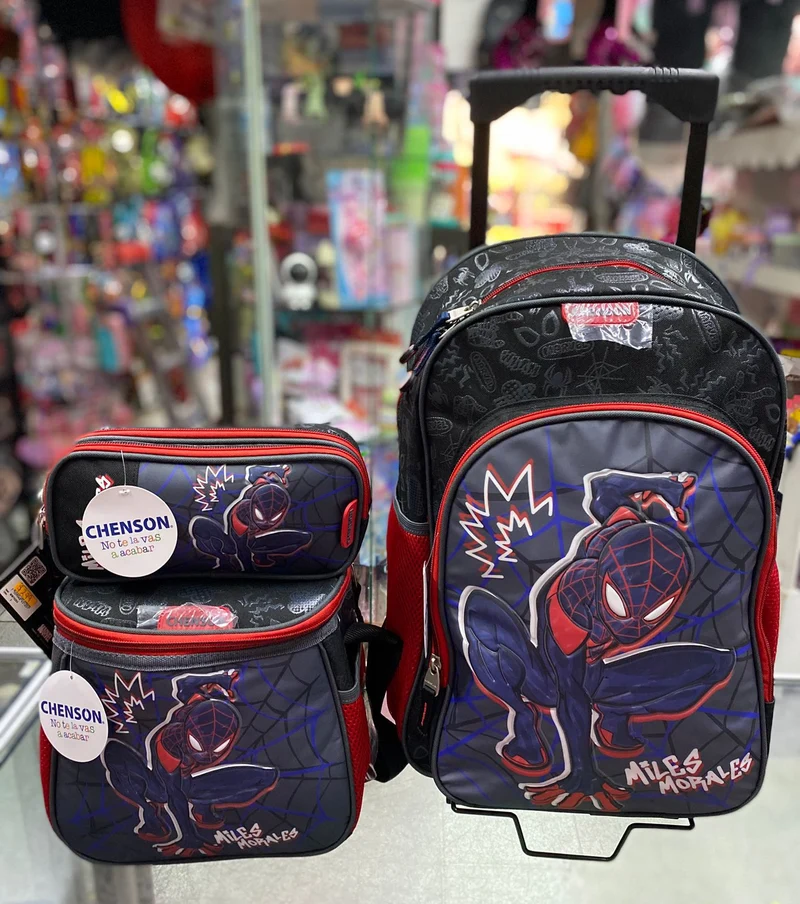 Combo carro primaria Miles Morales Chenson
