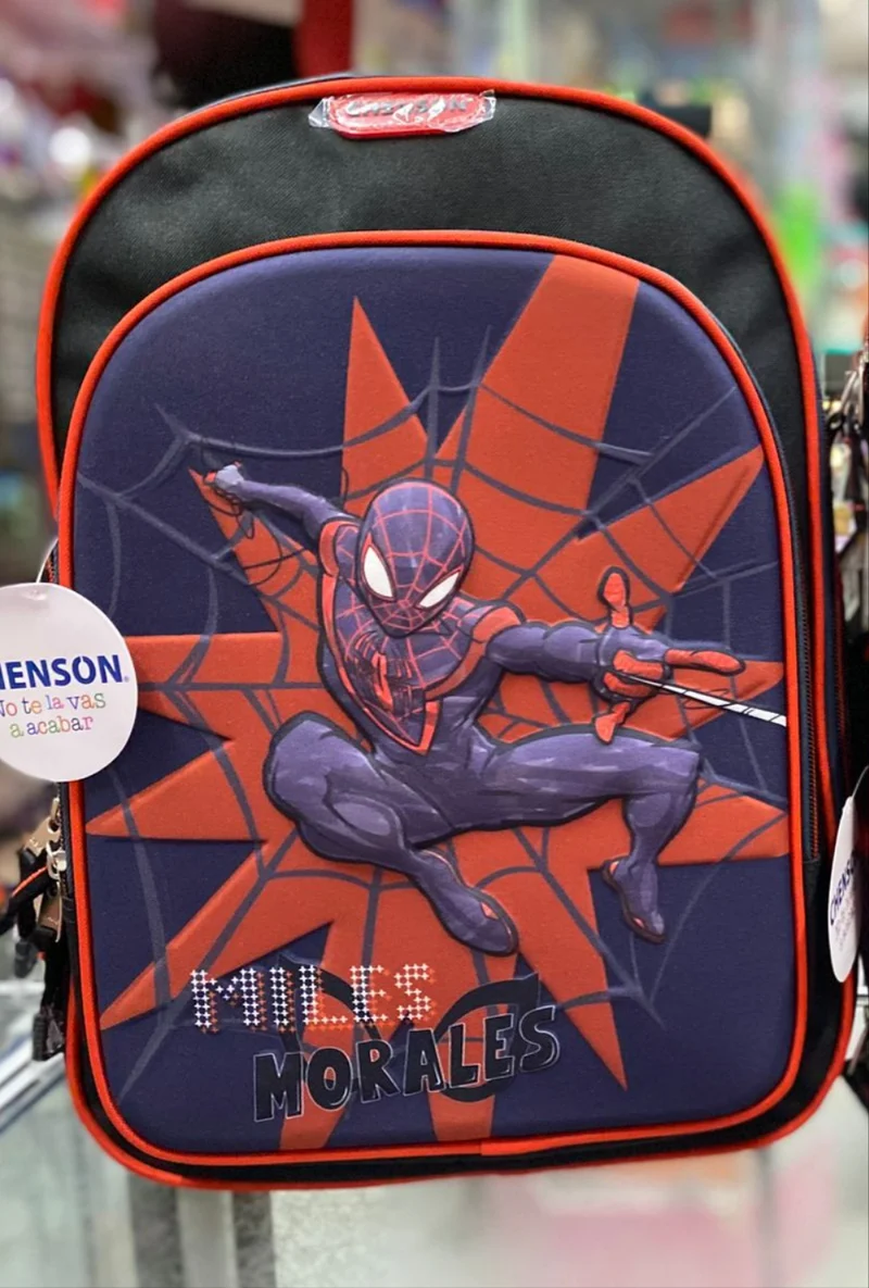 Mochila primaria Miles Morales estrella chenson