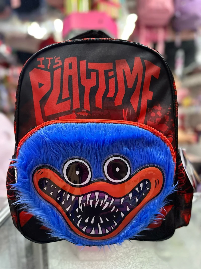 Mochila primaria huggy wuggy peluche Ruz