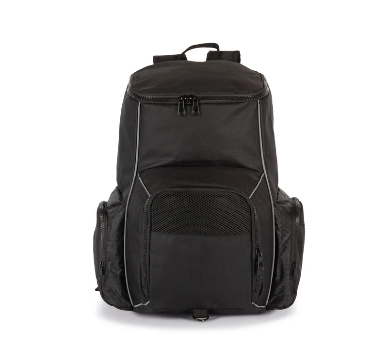 Mochila de desporto reciclada com porta-objectos