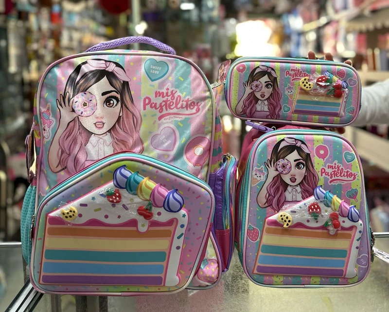 Combo primaria mis pastelitos pastel arcoiris Ruz