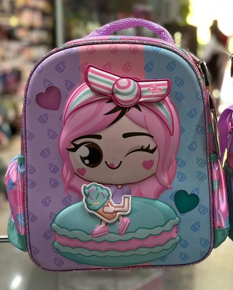 Mochila kinder mis pastelitos macarrón Ruz
