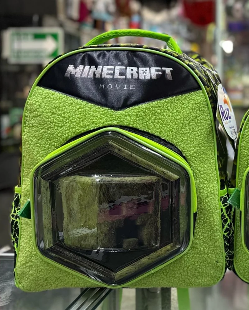 Mochila primaria Creeper peluche Ruz
