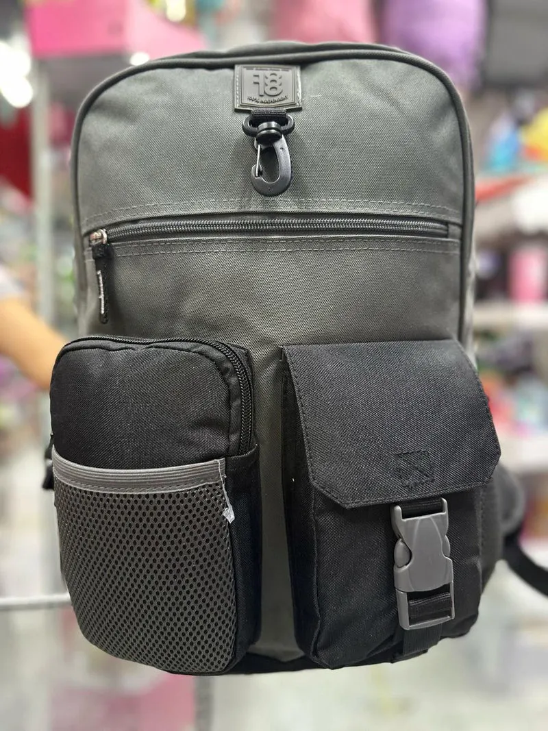 Mochila juvenil broches gris Chenson