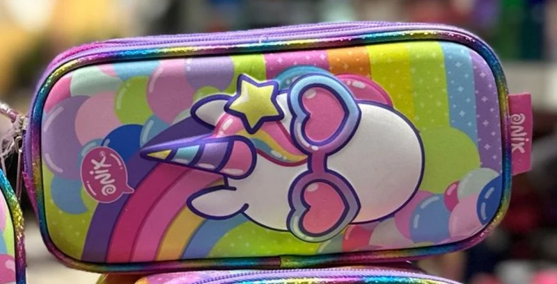 Lapicera unicornio onix lentes Ruz