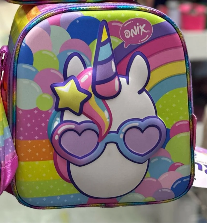 Lonchera unicornio onix lentes Ruz