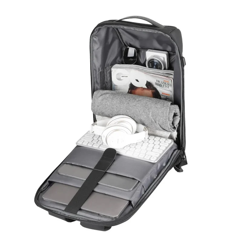 SPECTRUM: Mochila de viaje de negocios con puerto USB y cerradura TSA
