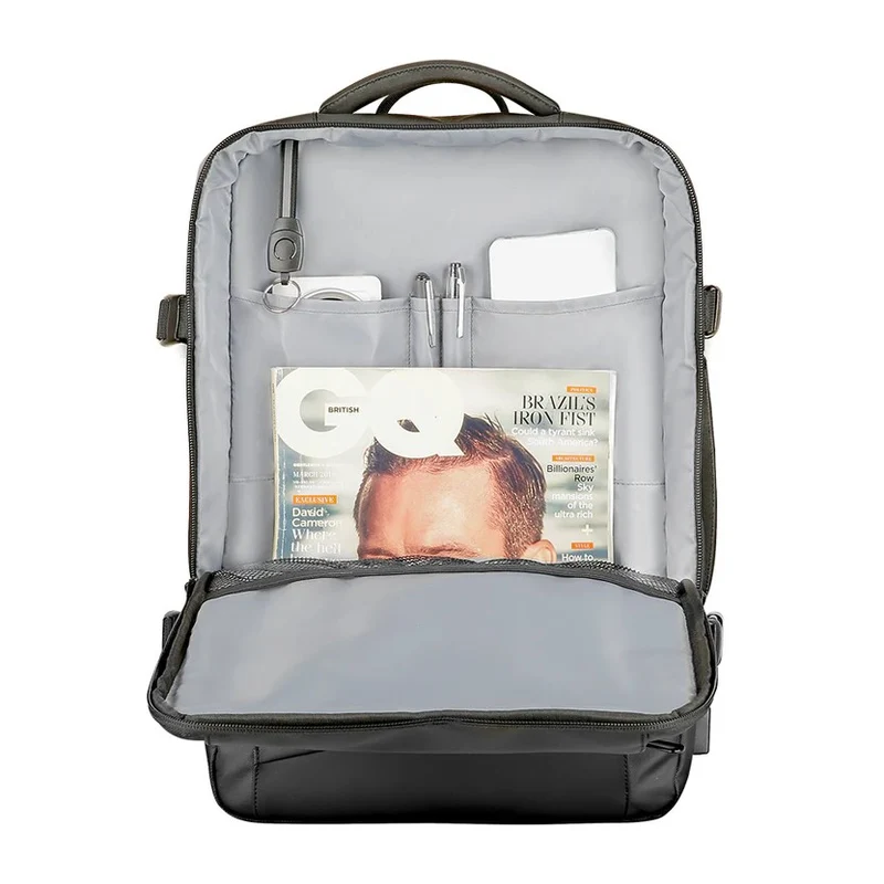 AVIADOR EXPANDIBLE: Mochila de negocios de gran capacidad con USB