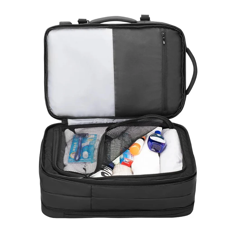 AVIADOR EXPANDIBLE: Mochila de negocios de gran capacidad con USB