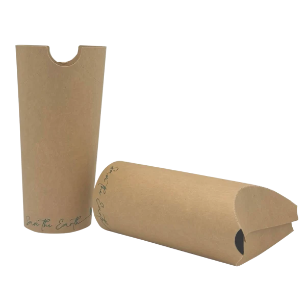 Vaso cerrado Kraft para Fritos 16*6cm (500 unid/caja) (exclusivo online)