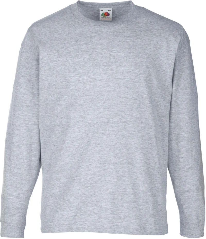 T-shirt valueweight de criança de manga comprida (61-007-0)