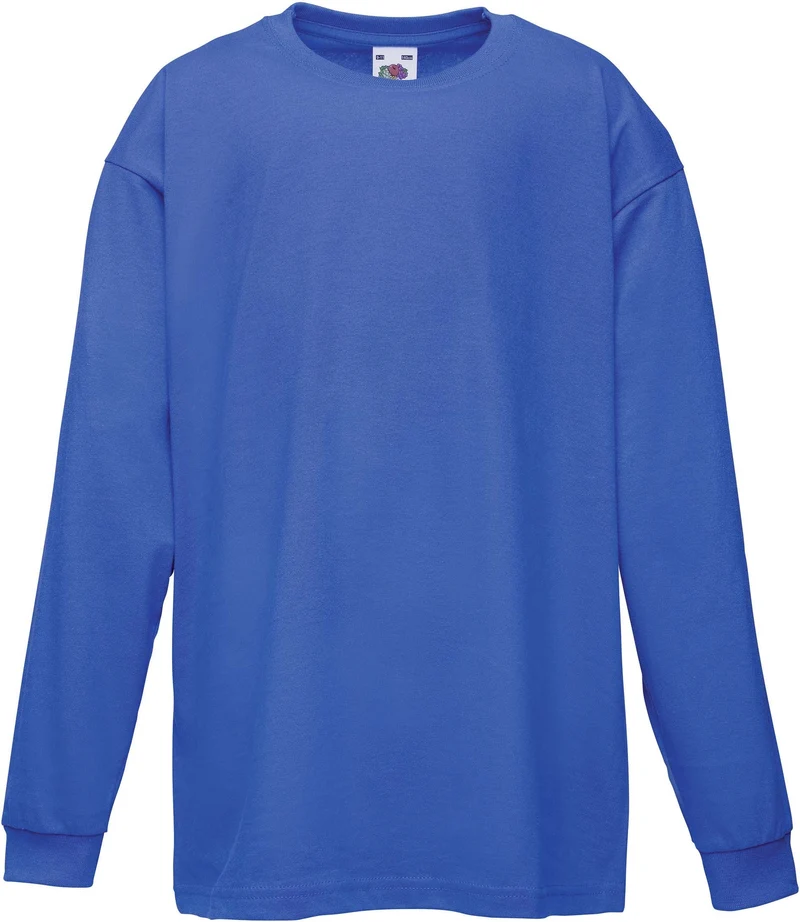 T-shirt valueweight de criança de manga comprida (61-007-0)