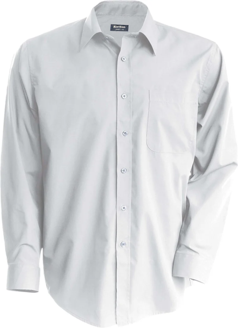 CAMISA DE CRIANÇA MANGA COMPRIDA EM POPELINE