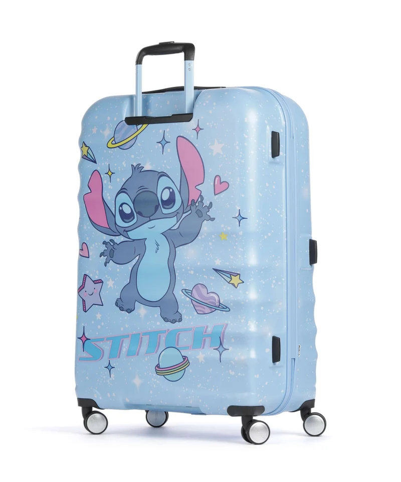 American Tourister Wavebreaker Disney Maleta con 4 ruedas stitch universe