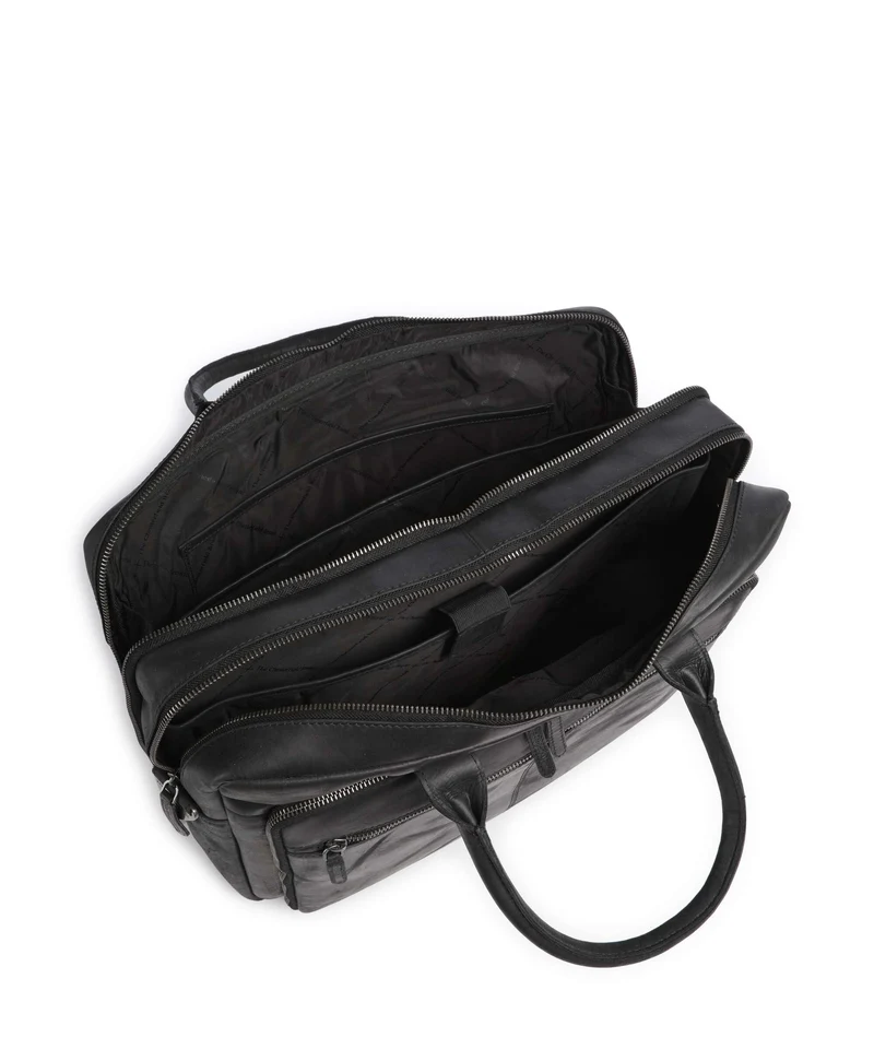 The Chesterfield Brand Wax Pull Up Cow Tacama Bolso para portátil black