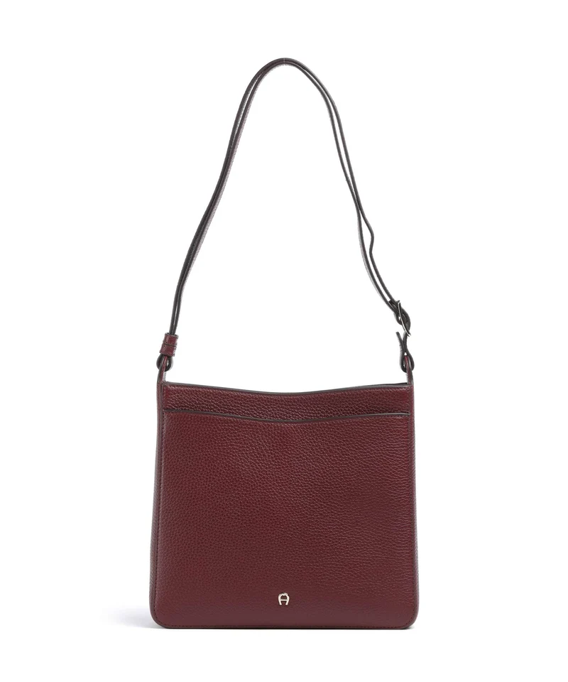 Aigner Pura M Bolso de hombro burgundy