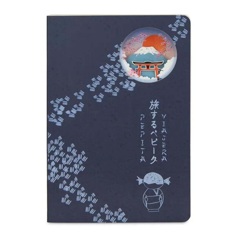 Pack regalo Takayama Organizador Triple, Tote bag, Botella Térmica y Cuaderno con ventana Japón