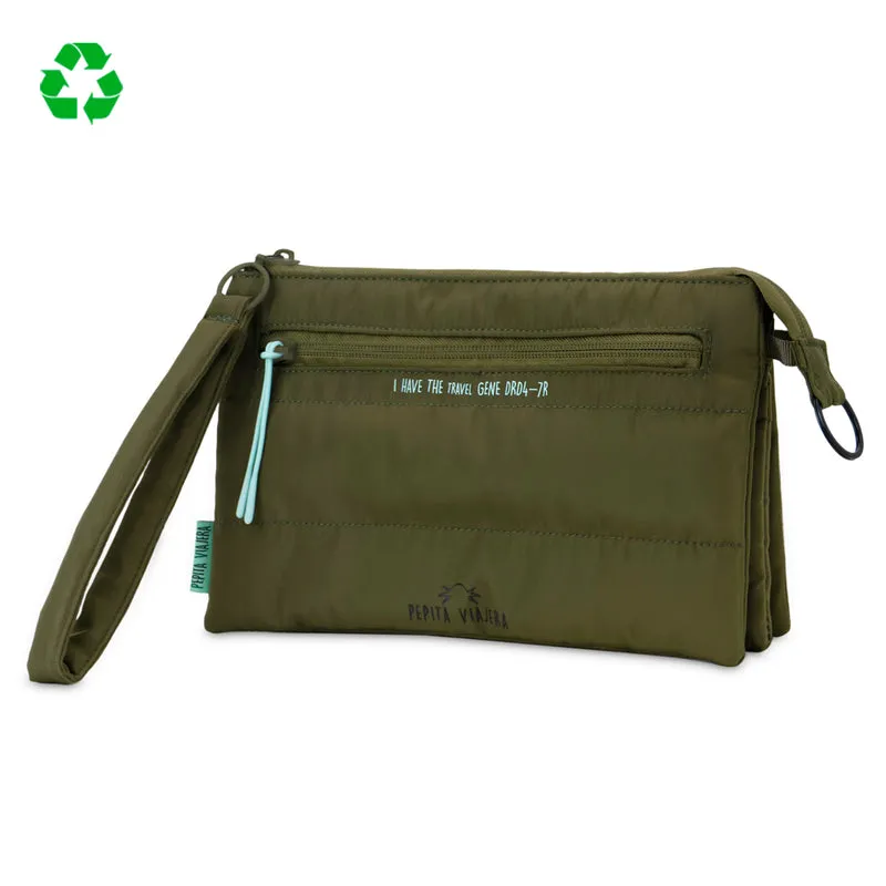Neceser portatodo triple acolchado DRD4-7r Kaki