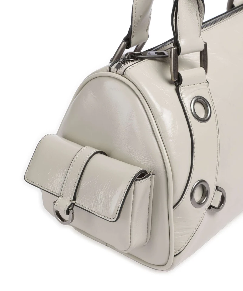 Liebeskind Nika Lack Distressed M Bolso de hombro milk