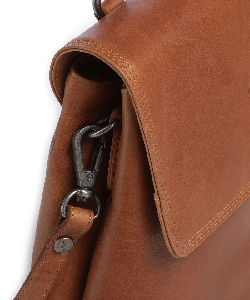 The Chesterfield Brand Wax Pull Up Cow Angera Bolso de mano cognac