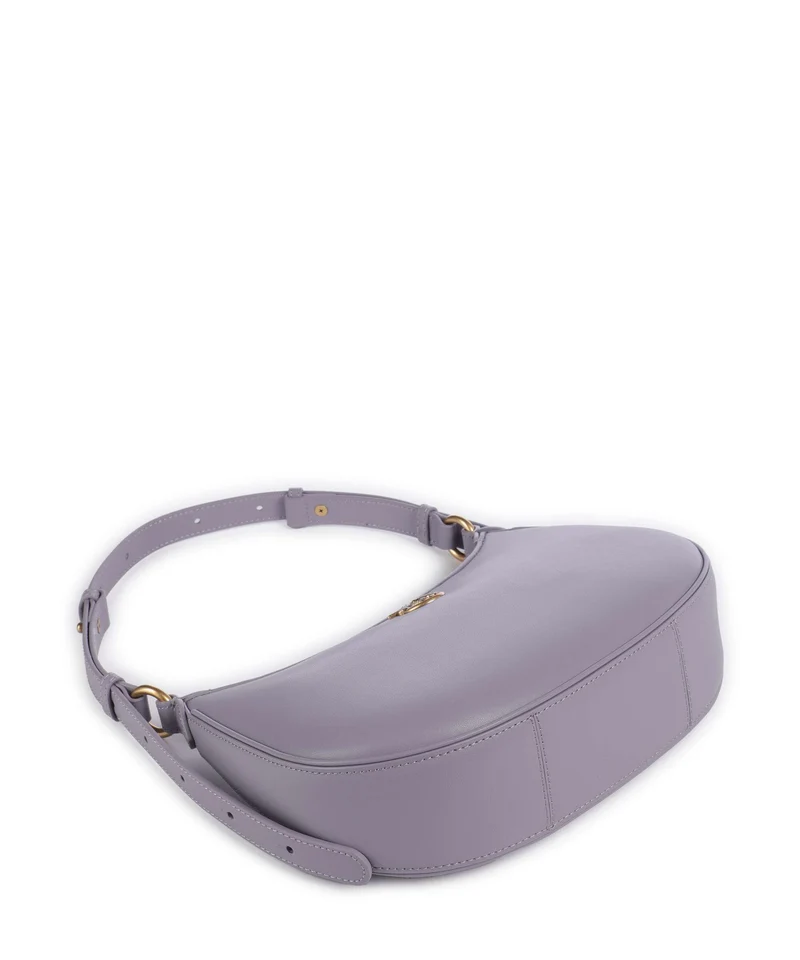 Pinko Half Moon Mini Bolso de hombro cenerre viola/antique gold