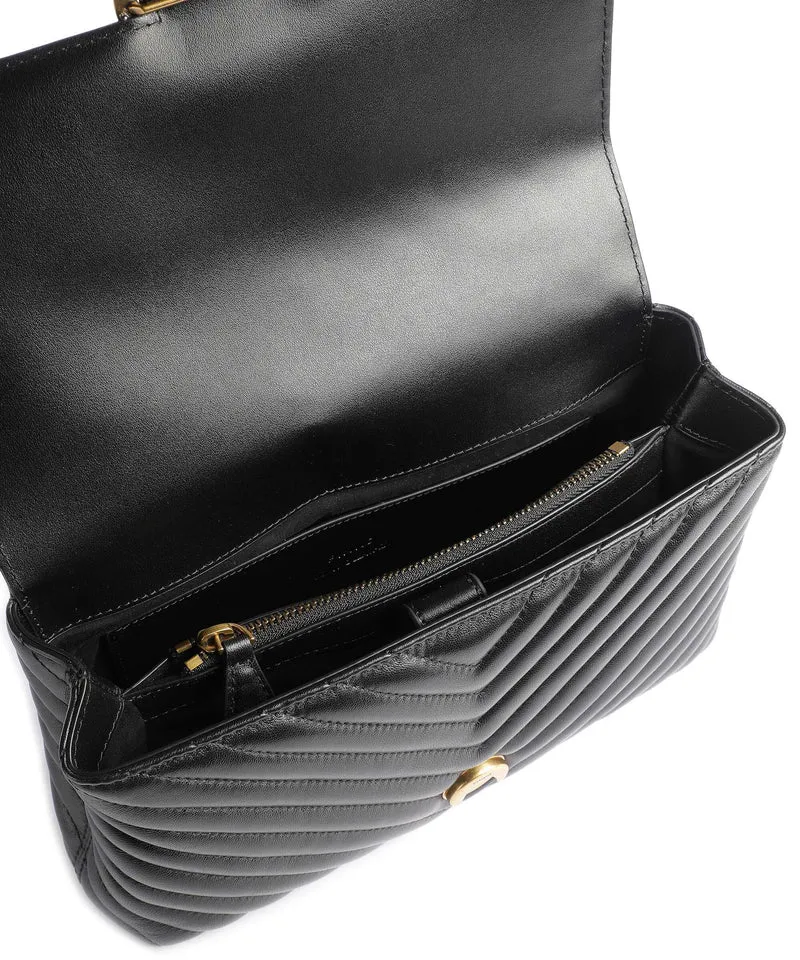 Pinko Love Lady Puff Classic Bolso de mano nero/antique gold