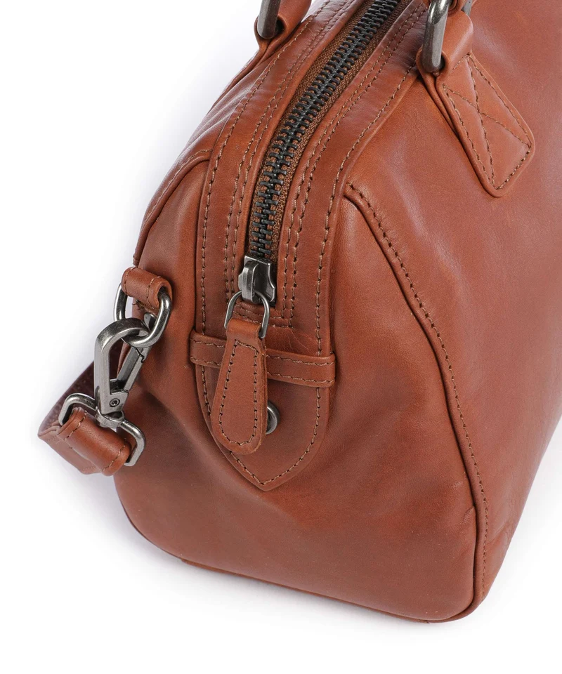The Chesterfield Brand Wax Pull Up Cow Dalford Bolso de mano cognac