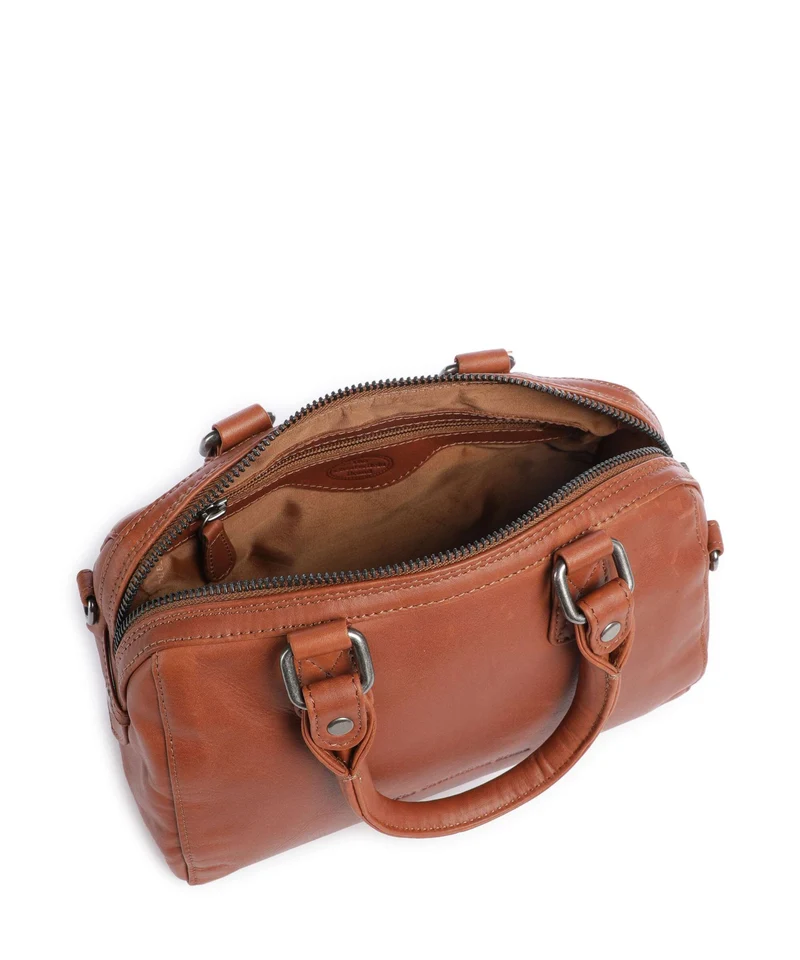 The Chesterfield Brand Wax Pull Up Cow Dalford Bolso de mano cognac