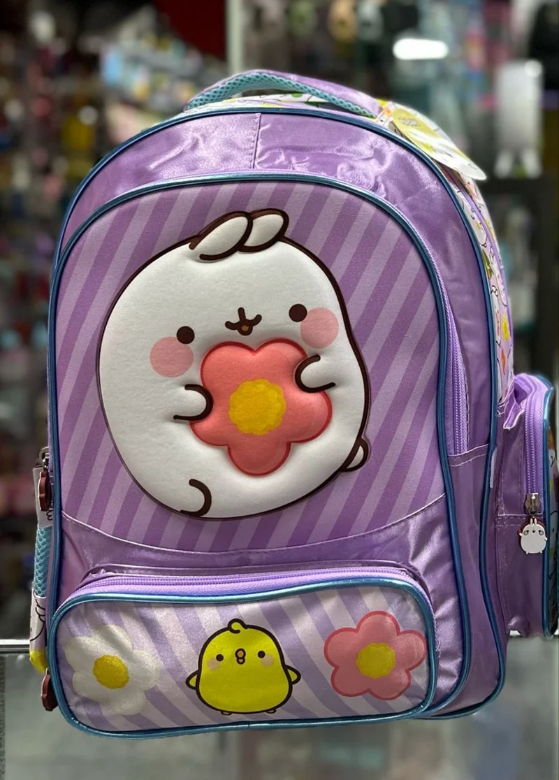 Mochila primaria moolang flor american bags