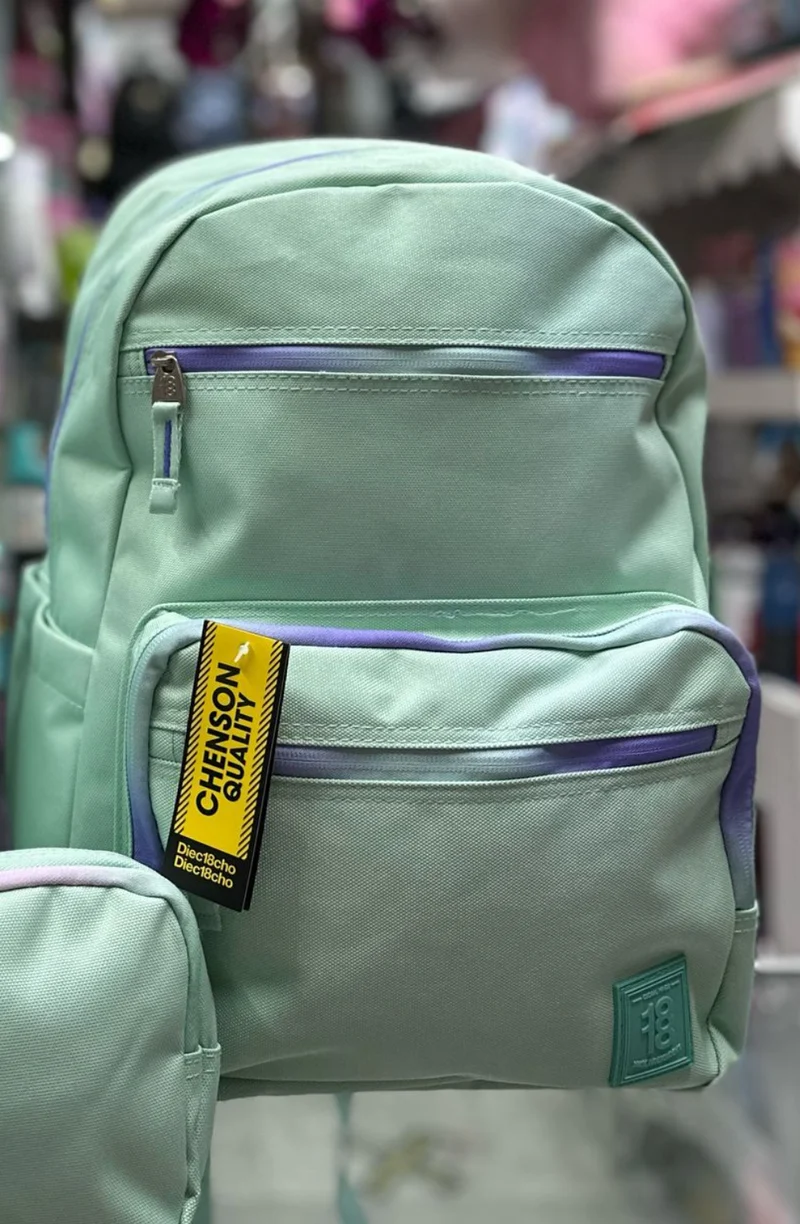 Mochila juvenil menta Chenson