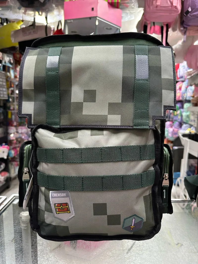 Mochila juvenil pixeles militar Chenson