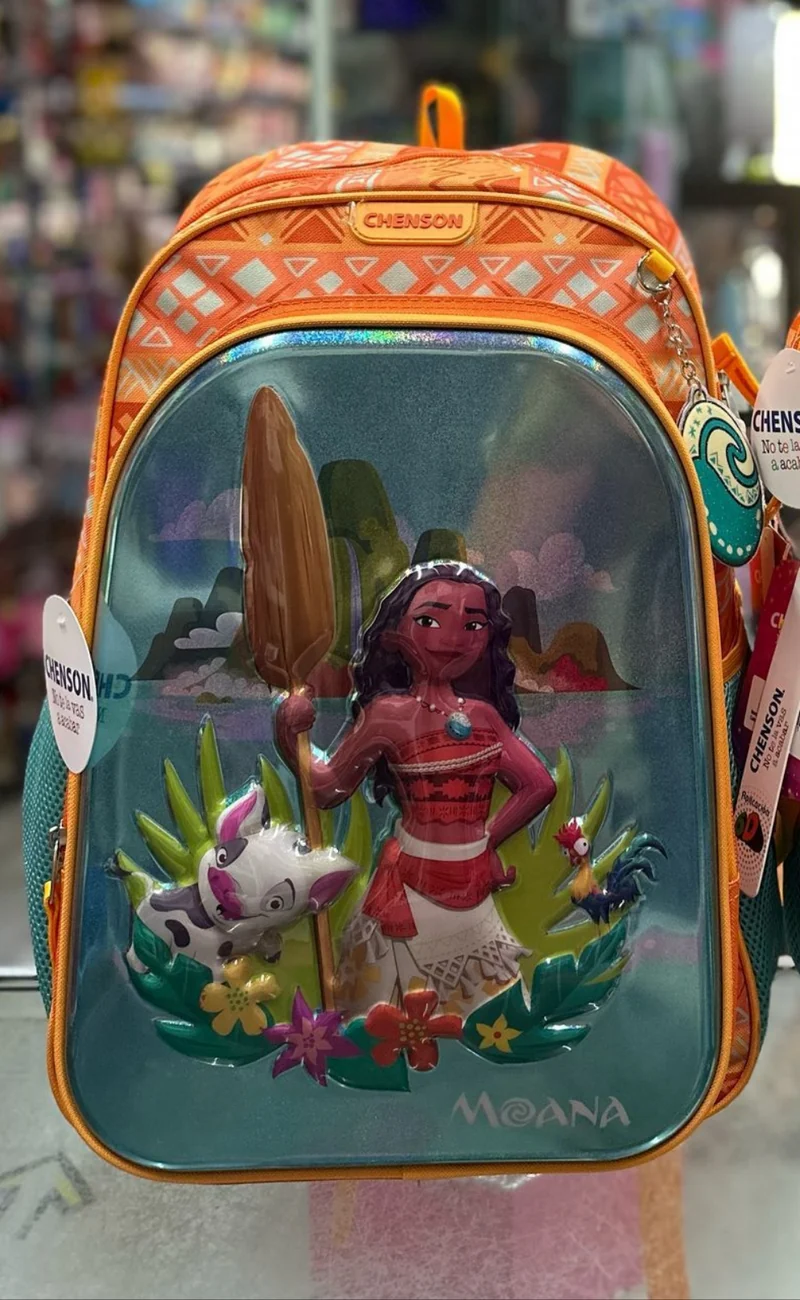 Mochila primaria Moana tornasol Chenson