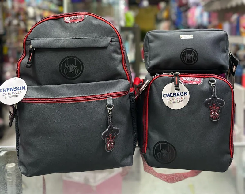 Combo juvenil Miles Morales llavero Chenson