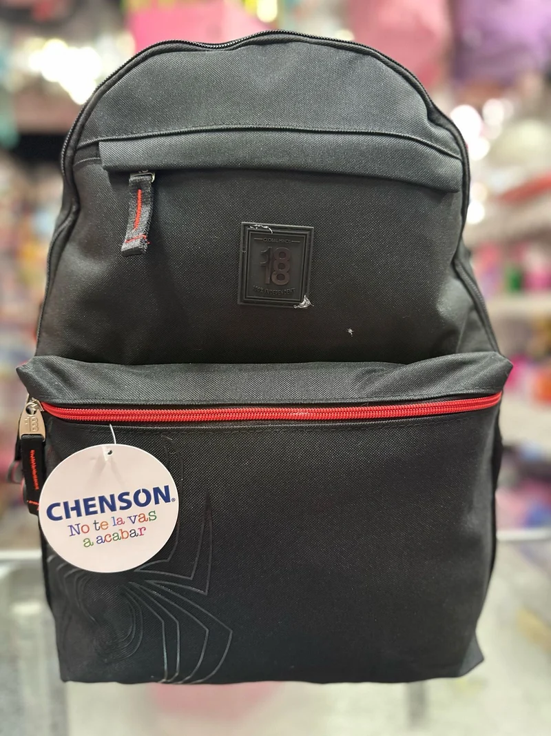 Mochila juvenil black spider Chenson