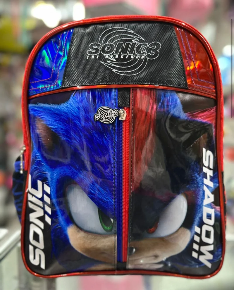 Mochila kinder Sonic/Shadow Ruz