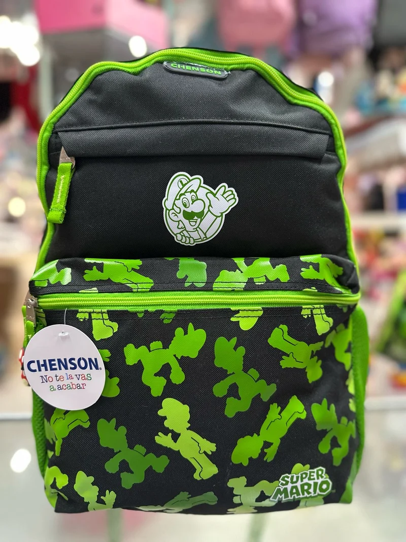 Mochila primaria Luigi colors Chenson