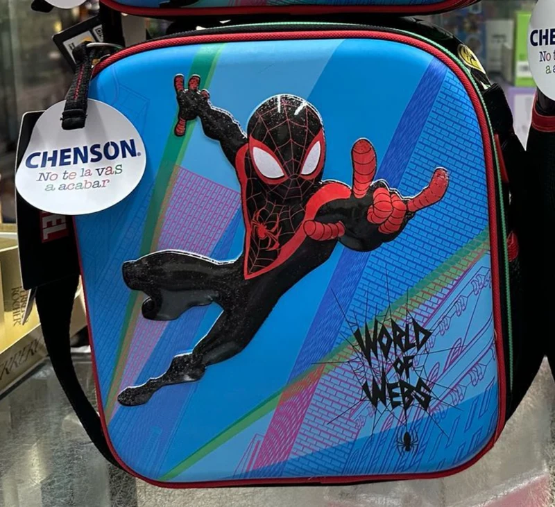 Lonchera Miles Morales círculos Chenson