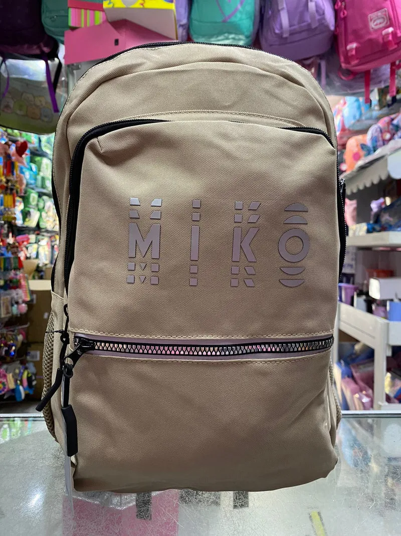 MOCHILA MIKO LETRAS TORNASOL