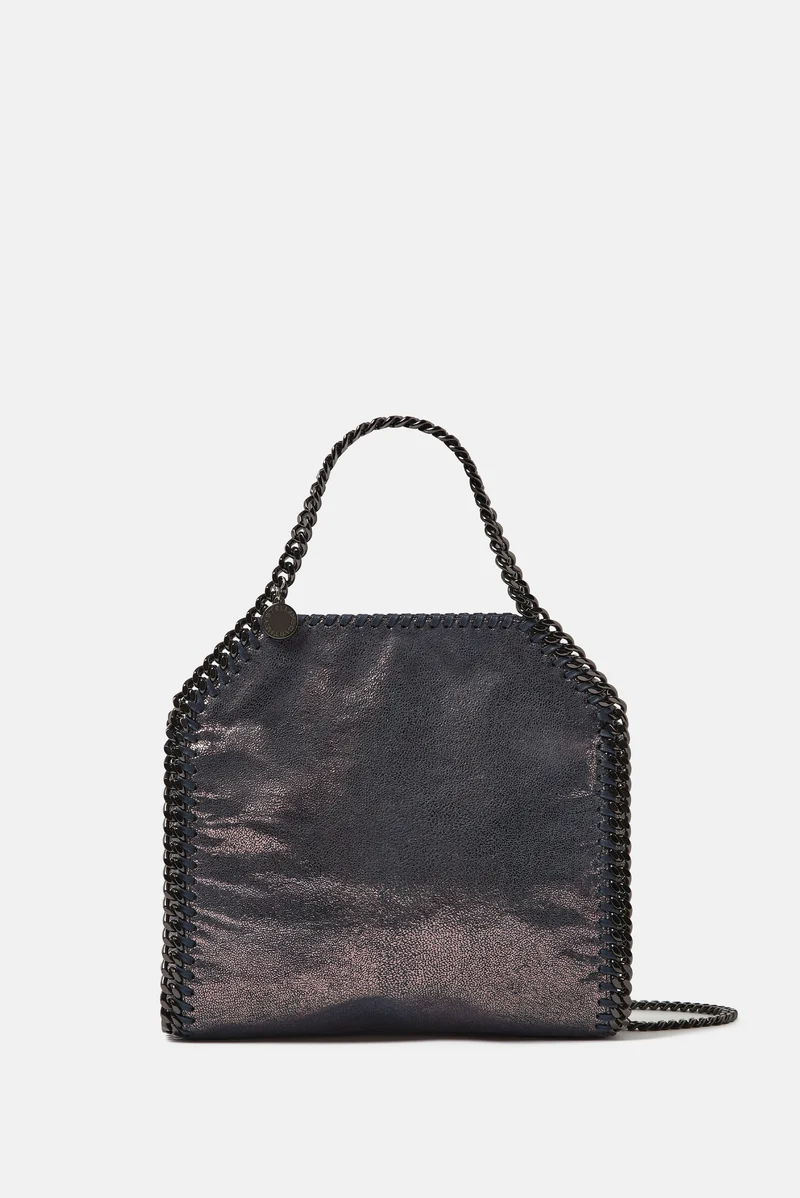BORSA FALABELLA MINI TOTE ECO SHINY DOTTED CHAMOIS