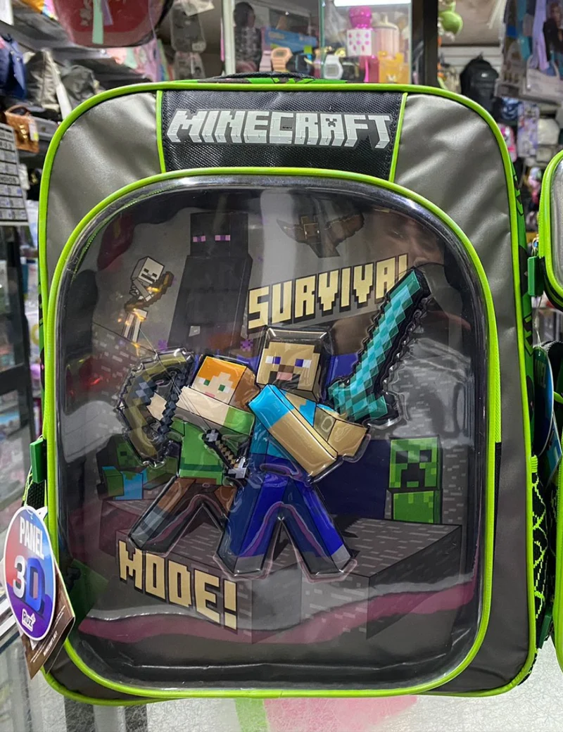 Mochila Minecraft survival Ruz