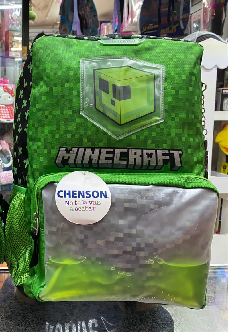 Mochila primaria slime Minecraft Chenson