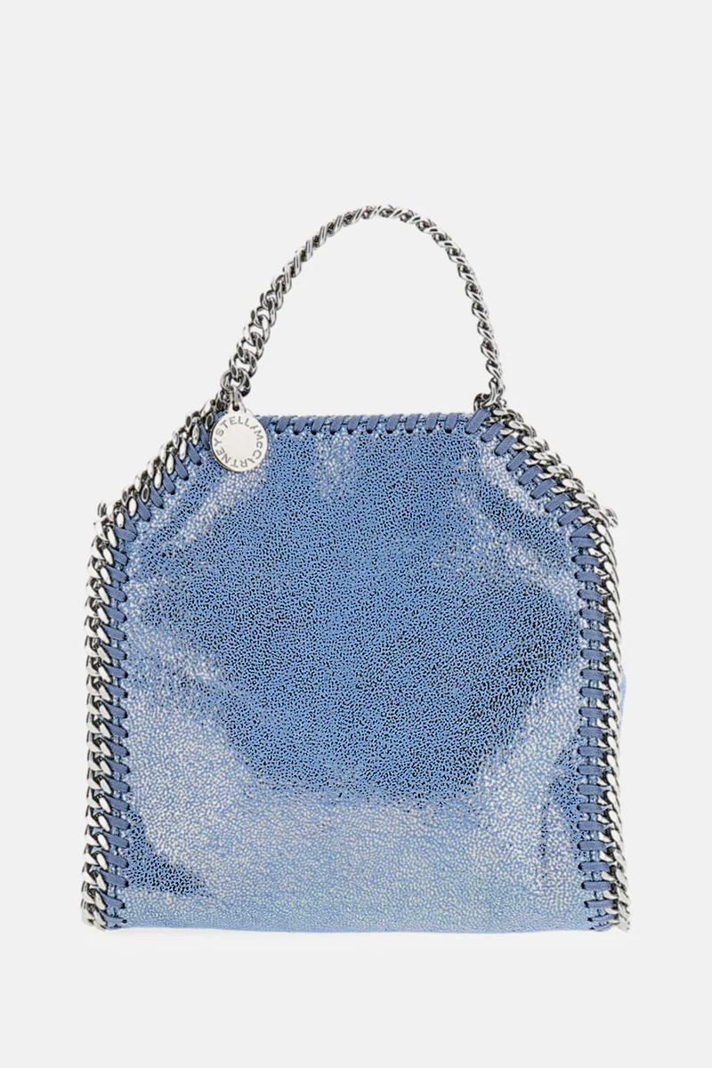 BORSA FALABELLA TINY TOTE ECO SHINY DOTTED CHAMOIS