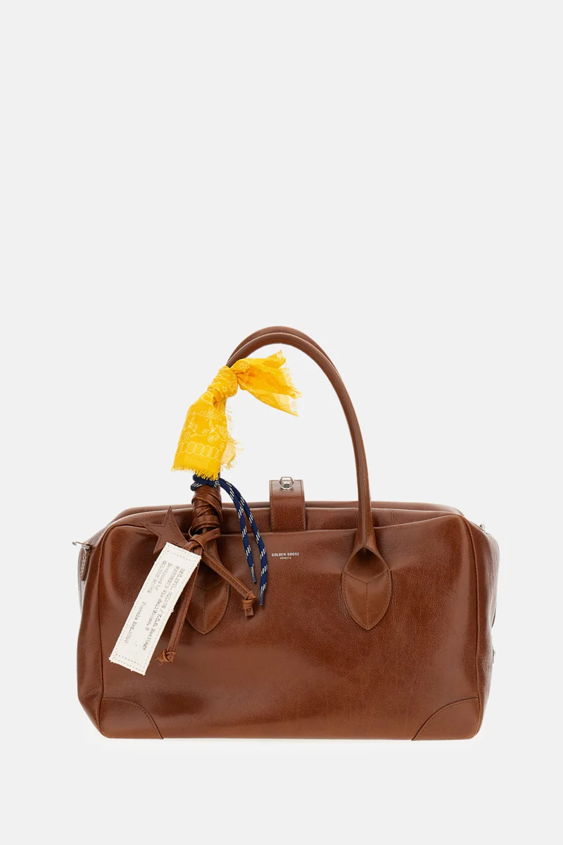 VITA BAG MEDIA IN PELLE CON CHARMS