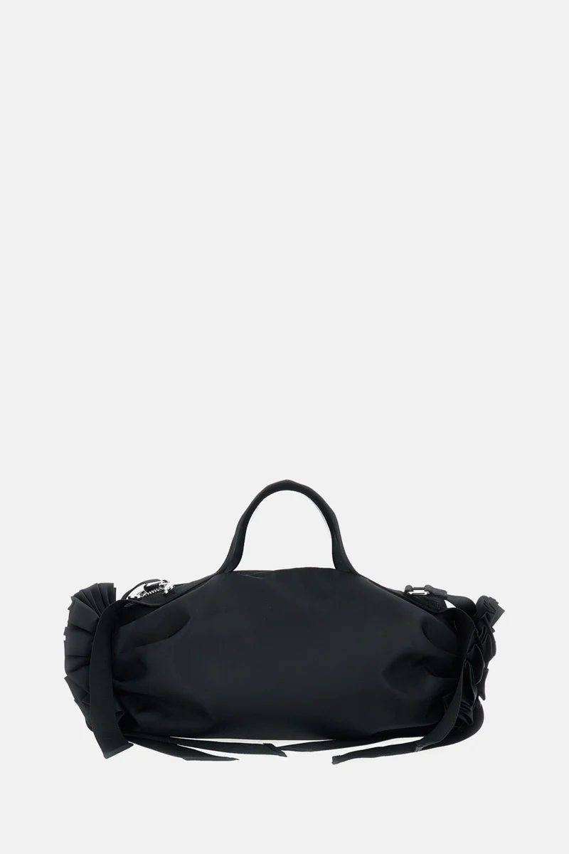 BORSA LARGE CON DOPPIO NASTRO E ROSETTE