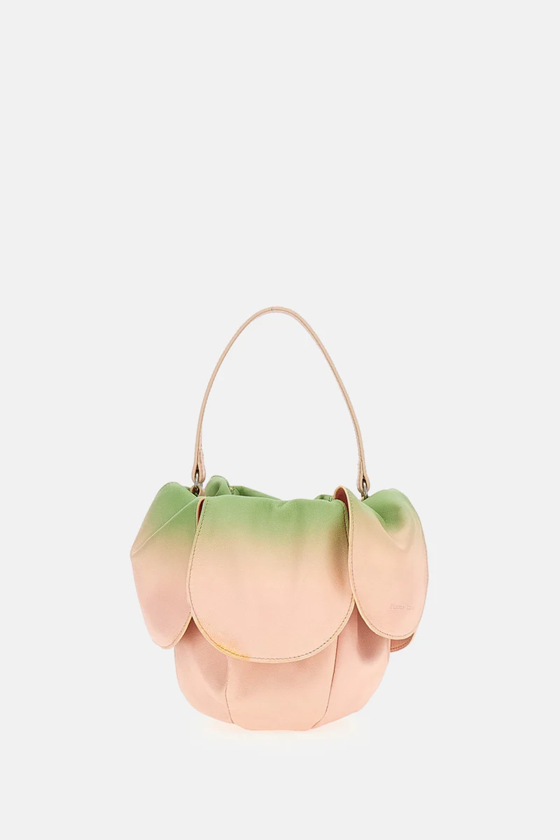 BORSA A FIORE IN PELLE