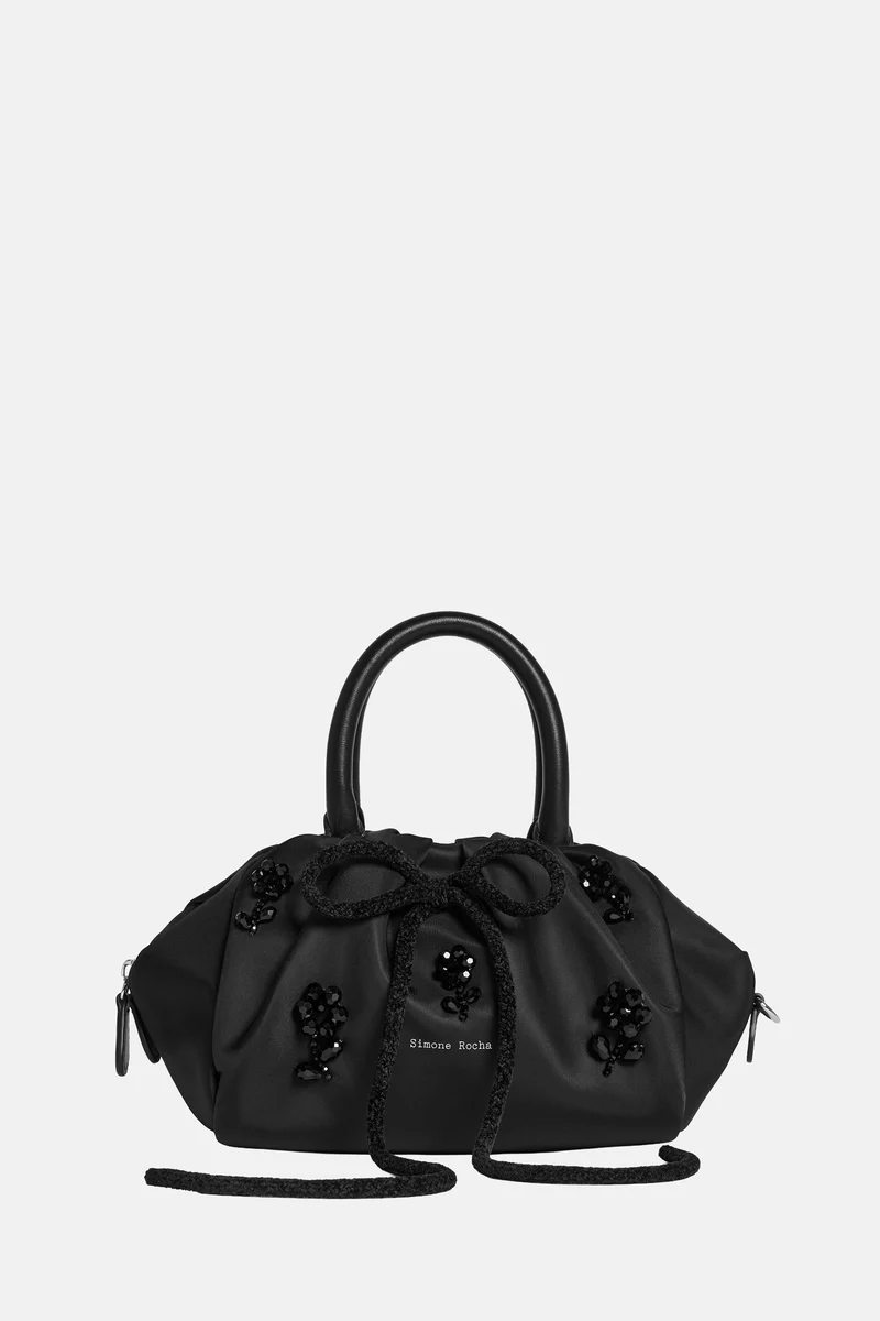 BORSA MINI CON MANICI E RICAMI