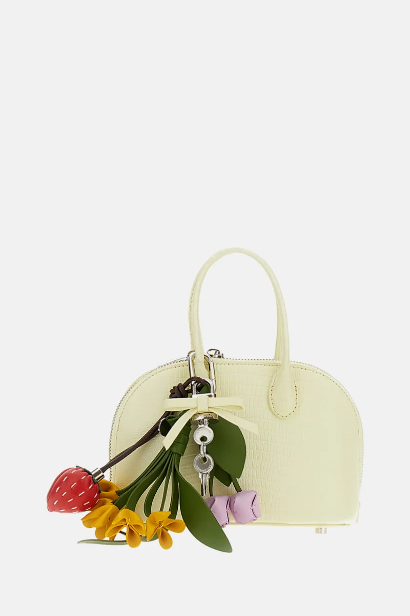 MINI BORSA IN PELLE STAMPATA